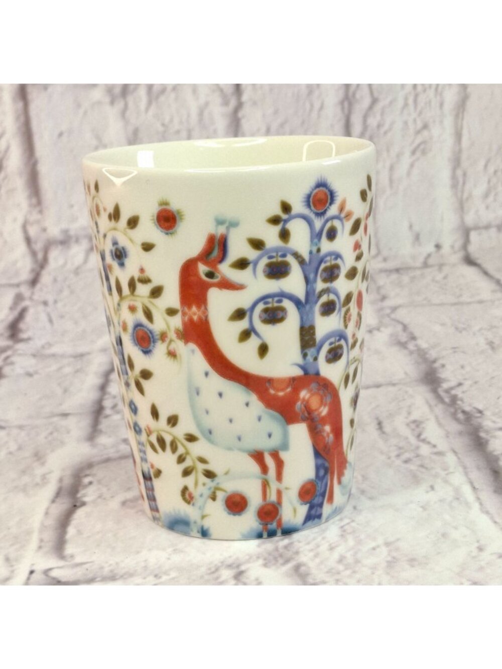 iittala Taika Porcelain Owls Peacocks Coffee Mug Tea Dishwasher & Microwave Safe - Picture 3 of 7